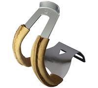 MKS Half Clip Deep puntapiedi in Acciaio con Pelle