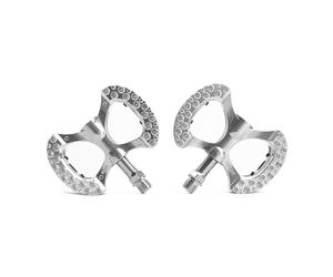 MKS LAMBDA Plateau Pedali Paio Argento 9/16 " Strada Fisso Viaggio Bici da