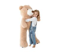 MKS. Orsacchiotto gigante XXL morbido 100 cm grande orsetto peluche - Orsetto originale marrone (100 cm)