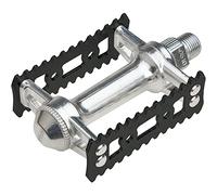 MKS Sylvan Stream Nero Argento Pedali Cambio Fisso Strada Bicicletta