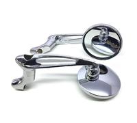 MKSZY Specchietto Retrovisore per Moto Cafe Racer da 8/10 Mm in Alluminio ABS Universale per Rebel Hornet 600 CB650F