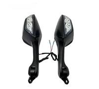 MKSZY Specchietto Retrovisore per Moto con Indicatore di Direzione per 600 ZX-10R Angolo Regolabile Universale con Vento Costante