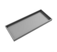MKTOLHUs Organizer per lavello da cucina, 30 x 12,5 cm, grigio 30 x 12,5 cm | Si adatta a piccoli vanità, contiene dispenser di sapone, impedisce lo scivolamento, facile da pulire, per beige o nero