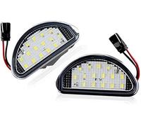 MKVAXR 1 coppia di luci targa SMD da 15 W for auto, for Toyota, Aygo MK I 2005-2014, accessori e ricambi for lampade di segnalazione bianche. Sostituzione della lampadina della targa