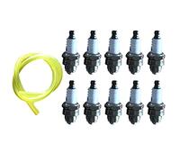 MKVAXR 10 X Sostituzione candela, for BPMR7A 4626 WSR6F 7547 Champion RCJ6Y 852 10 * Candela 1 * Piedi carburante Candela per tosaerba