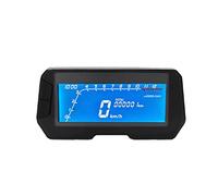 MKVAXR 12000 RPM 6 Marce Universale Moto Strumento LCD Digitale Tachimetro Contachilometri 2 4 Cilindri Contagiri Velocità Regolabile Tachimetro per motocicletta(Speedometer)