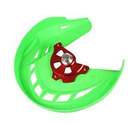 MKVAXR 15mm Hub X-Brake Disco freno anteriore Rotore Protezione Copertura Protezione Motocross Off Road for CR CRF CR125 2004-2005 CR250 CRF250L 2004-2015 Protezione per disco freno moto(Green)