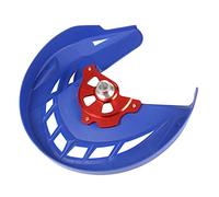 MKVAXR 15mm Hub X-Brake Disco freno anteriore Rotore Protezione Copertura Protezione Motocross Off Road for CR CRF CR125 2004-2005 CR250 CRF250L 2004-2015 Protezione per disco freno moto(Blue)