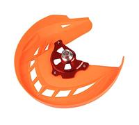 MKVAXR 15mm Hub X-Brake Disco freno anteriore Rotore Protezione Copertura Protezione Motocross Off Road for CR CRF CR125 2004-2005 CR250 CRF250L 2004-2015 Protezione per disco freno moto(Orange)