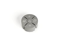 MKVAXR 1648700558 Copri pulsante manopola di controllo chiave volante multifunzione for auto, for Mercedes, for Benz, W164 W251 ML GL Classe R Interruttore al volante(BLACK Grey)