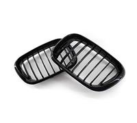 MKVAXR 1SET Nero lucido Singola Doppia Linea Griglia Anteriore Griglia di Ricambio, for BMW, for E53 X5 1999 2000 2001 2002 2003 Griglia del radiatore