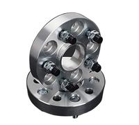MKVAXR 2 pezzi 15/20/25/30/40mm PCD 5x114.3 CB 60.1mm distanziale ruota, for 5 Lug THarvard Universal Series M12x1.25 Distanziale ruota(Black 50MM SILVER SPACERS)