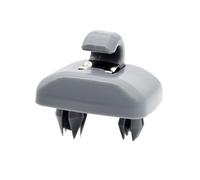 MKVAXR 2 pezzi, for Audi, for A1 A3 A4 A5 Q3 Q5 S3 S4 S5 TT, for ALLROAD, 8U0857562A Interno grigio Grigio Parasole Clip Supporto Gancio Staffa Gancio Clip di supporto per visiera parasole