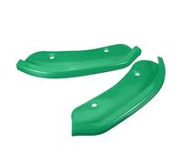 MKVAXR 2 pezzi paraurti anteriore auto lip splitter protezione diffusore spoiler protezione laterale copertura, for DODGE, Challenger SRT Scat Pack 2015-2020 Spoiler per auto(Green)