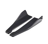 MKVAXR 2 Pz 48 cm In Fibra di Carbonio Paraurti Posteriore Spoiler Canards Diffusore Minigonne Auto Splitter Kit Anti-Graffio Universale Angolo di Protezione Spoiler per auto(Carbon Fiber)
