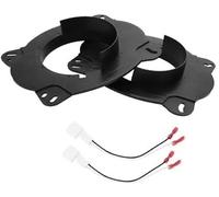 MKVAXR 2 Set distanziatori for altoparlanti, tweeter, adattatori for for, for Toyota, Camry 2002-2017, impermeabili, for 6,5#39;#39; ABS nero anteriore Anello di montaggio audio per interni auto