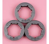 MKVAXR 3 pezzi/lotto corona pignone, for Husqvarna, 394 254 257 266 268 281 288 357 359 365 372 181 motosega passo 3/8 7 denti scanalati Pignone per motosega