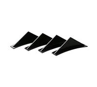 MKVAXR 4 pezzi for auto SUV posteriore diffusore paraurti posteriore kit pinna spoiler spoiler ala Spoiler per auto