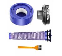 MKVAXR 4 pezzi, for Dyson, V7 V8 Aspirapolvere Installazione Coperchio posteriore motore Kit filtro anteriore e posteriore Parti coperchio posteriore motore Copertura del motore dell'aspirapolvere