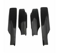MKVAXR 4 Pz/Set Portapacchi Borsette Copertura Protettiva, for Toyota, for RAV4, for XA30 2006-2012 Anteriore Posteriore Nero Portapacchi sul Tetto Rail End Borsette Portapacchi per Auto