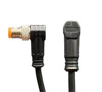 MKVAXR 5 pezzi da 5 m, for cavo sensore M8, 3 4 pin maschio femmina Connettore del cavo del sensore per apparecchiature(3p M8 L Pur Male 5m X 5pcs)