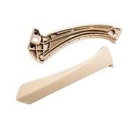 MKVAXR 6 pezzi LHD Car Maniglia Interna Pannello Porta Tirare Rivestimento Copertura, for, Serie 3 E90 E91 E92 318 320 2004-2011 Copertura della maniglia della porta(BLACK Beige)