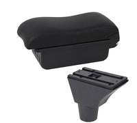 MKVAXR Accessori auto, for Citroen, for Berlingo Bracciolo for auto Scatola for bracciolo for auto Scatola portaoggetti interna for console centrale USB Bracciolo per auto(BLACK B Black Line 3usb)