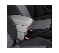 MKVAXR Accessori auto, for Ford, Fiesta, 2011-2018 Box bracciolo for auto Scatola portaoggetti for console centraleBraccioli for auto Bracciolo per auto(BLACK B5 Grey 3usb)