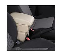 MKVAXR Accessori auto, for Hyundai, I20 2021 2022 Scatola bracciolo auto Parti interne Scatola portaoggetti console centrale con USB Bracciolo per auto(BLACK B Style Beige 3usb)