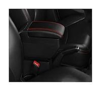 MKVAXR Accessori auto, for Toyota, for Yaris Hybrid, for Vitz Scatola for bracciolo for auto Scatola portaoggetti for console centrale USB Bracciolo per auto(BLACK F1 Red Line No Usb)