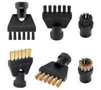 MKVAXR Accessori for pulitori a vapore SC1 SC2 SC4 SC5, set di spazzole include set di spazzole rotonde e testine for spazzole piatte Ricambi per pulitori a vapore