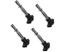 MKVAXR Bobina di accensione 4/6 pezzi Uf411t 06a905115a Bobine, for Seat, Ibiza, Leon 06A905115A Bobina di accensione(BLACK Rear right)