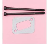 MKVAXR Bullone silenziatore di Scarico con Guarnizione, for Husqvarna, 340 345 346 346XP 350 351 353 Parte di Ricambio for Motosega Kit di Sostituzione del carburatore