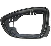 MKVAXR Calotta specchietto retrovisore laterale, telaio alloggiamento, for Passat, B7, for CC, for Jetta, MK6 Copertura (colore: destro) Cornice specchietto retrovisore(BLACK Left)
