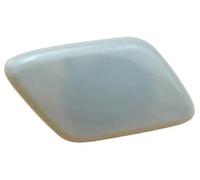 MKVAXR Car Styling Paraurti Anteriore Faro Copertura Ugello di Spruzzo D'acqua Lavafari Tappo, for NISSAN, for Tiida 2004-2012 Copertura ugello lavavetri(BLACK Passenger Side)