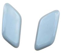 MKVAXR Car Styling Paraurti Anteriore Faro Copertura Ugello di Spruzzo D'acqua Lavafari Tappo, for Toyota, for Avensis T25 2006-2008 Copertura ugello lavavetri(BLACK Pair)