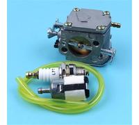 MKVAXR Carburatore Carb con Filtro Linea Carburante L7T Kit Candela, for Husqvarna, 61 266 268 272 272XP Carburatore di Ricambio for Motosega Nuovo Kit di Sostituzione del carburatore