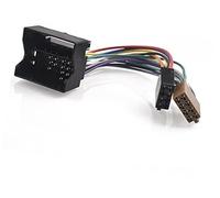 MKVAXR Cavo adattatore for interruttore ISO for autoradio, adattatore quadlock, for Skoda, Fabia, Octavia, Superb, Seat, leon ibiza con Quadlock Cavo adattatore per autoradio