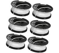 MKVAXR Confezione da 6 Bobine di Ricambio for decespugliatore | for decespugliatore per Black and Decker A6481 ST4525, ST6600, ST7200