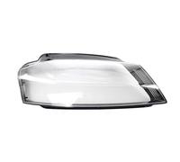 MKVAXR Copri-paralume in vetro trasparente for faro anteriore sinistro e destro dell'auto, for Audi, A3 8P for S-line, S3 RS3 Facelift 2008-2012 Sostituzione lente faro(BLACK Right)