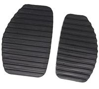 MKVAXR Copri pedale frizione freno auto, for C-itroen Dispatch Jumpy F-iat Scudo 2007-2016 Copripedale(BLACK 1X Brake 1XClutch)
