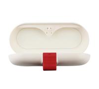 MKVAXR Custodia for Occhiali da Sole con Visiera Parasole for Auto Nera Bianca, for Tesla, Modello 3 Model3 2016-2020 Accessori Portaocchiali per Auto(White)