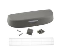 MKVAXR Custodia for Occhiali da Sole for Auto, for Mitsubishi, Lancer ASX Outlander Pajero L200, for Renault, for Samsung, Accessori QM6 QM3 Portaocchiali per Auto(Grey)