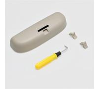 MKVAXR Custodia for Occhiali da Sole for Auto Scatola for Occhiali CRV CR-V City, for Civic, HRV HR-V Jade, for Accord, Odyssey 2012+ Portaocchiali per Auto(Beige)