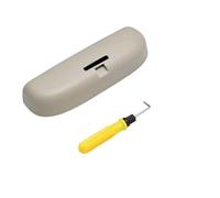 MKVAXR Custodia Porta Occhiali da Sole for Auto, for Volkswagen, VW, Teramont Atlas 2017 2018 2019 2020 2021 Accessori Portaocchiali per Auto(Beige)