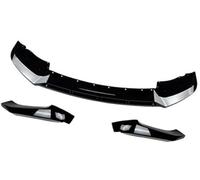 MKVAXR For BMW, X3 F25 X4 F26 2014 2015 2016 2017 Auto Paraurti Anteriore Spoiler Lip Splitter Lama Con Angolo Laterale Surround Parte Spoiler Splitter anteriore(BLACK Glossy Black)