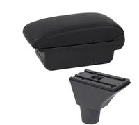 MKVAXR For Citroen, C3 C4 Box bracciolo Console centrale Scatola portaoggetti centrale Accessori portabicchieri Accessori for auto di ricarica USB Bracciolo per auto(BLACK B2 Black Line 3usb)