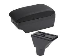MKVAXR For Citroen, C3 C4 Box bracciolo Console centrale Scatola portaoggetti centrale Accessori portabicchieri Accessori for auto di ricarica USB Bracciolo per auto(BLACK C2 Black Line 7usb)