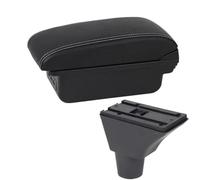 MKVAXR For Citroen, C3 C4 Box bracciolo Console centrale Scatola portaoggetti centrale Accessori portabicchieri Accessori for auto di ricarica USB Bracciolo per auto(BLACK B3 White Line 3usb)
