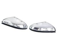 MKVAXR For DODGE, for RAM, 1500 2009 2010 2011 2012 2013 Auto Revisione laterale anteriore Specchio Indicatore di direzione Lampada Indicatore di direzione anteriore per auto(BLACK 1 pair)